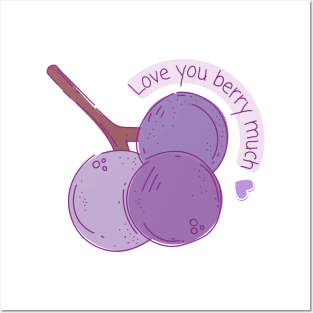 Love You Berry Much Posters and Art